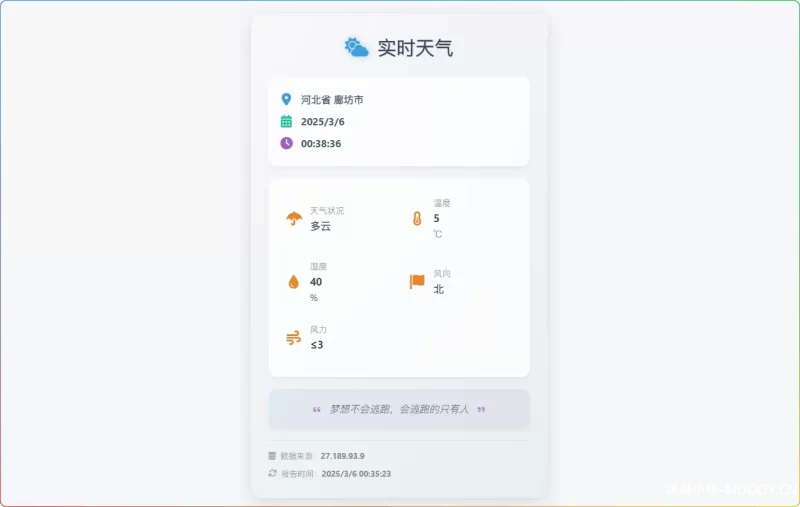 主题侧边栏显示天气预报加一言教程[WordPress主题美化]