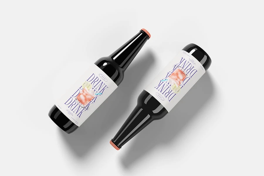 玻璃瓶模型样机 (PSD)