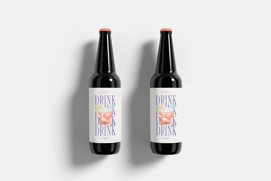 玻璃瓶模型样机 (PSD)