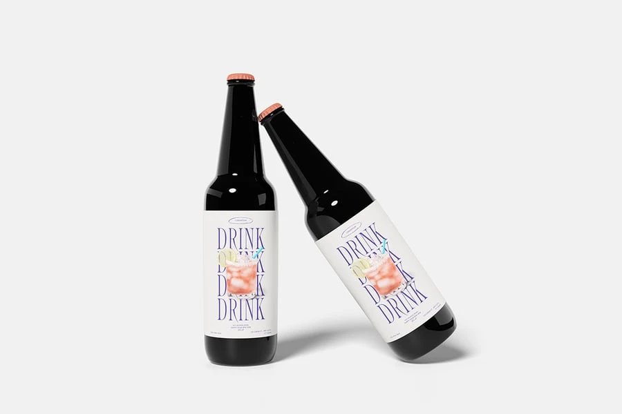 玻璃瓶模型样机 (PSD)