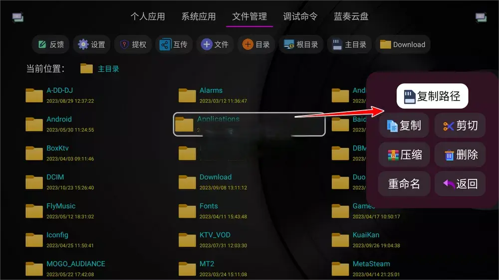 应用管家 v1.7.9正式版 电视应用管理 支持车机
