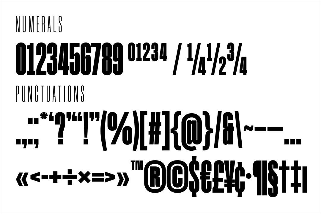 想让视觉设计更有力量感?收藏好这款免费字体!插图7 想让视觉设计更有力量感?收藏好这款免费字体!插图7