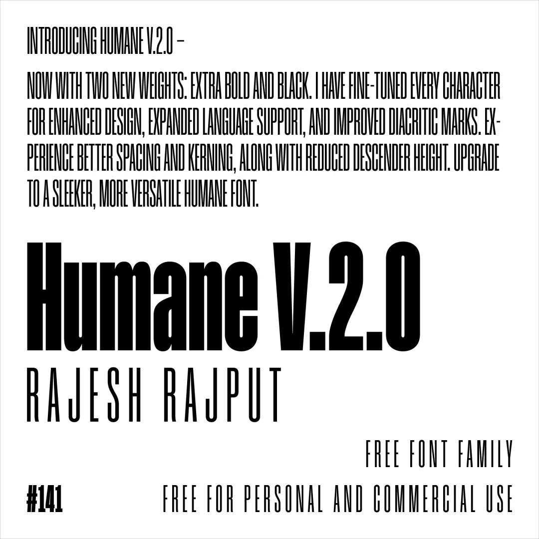 想让视觉设计更有力量感?收藏好这款免费字体!插图15 想让视觉设计更有力量感?收藏好这款免费字体!插图15