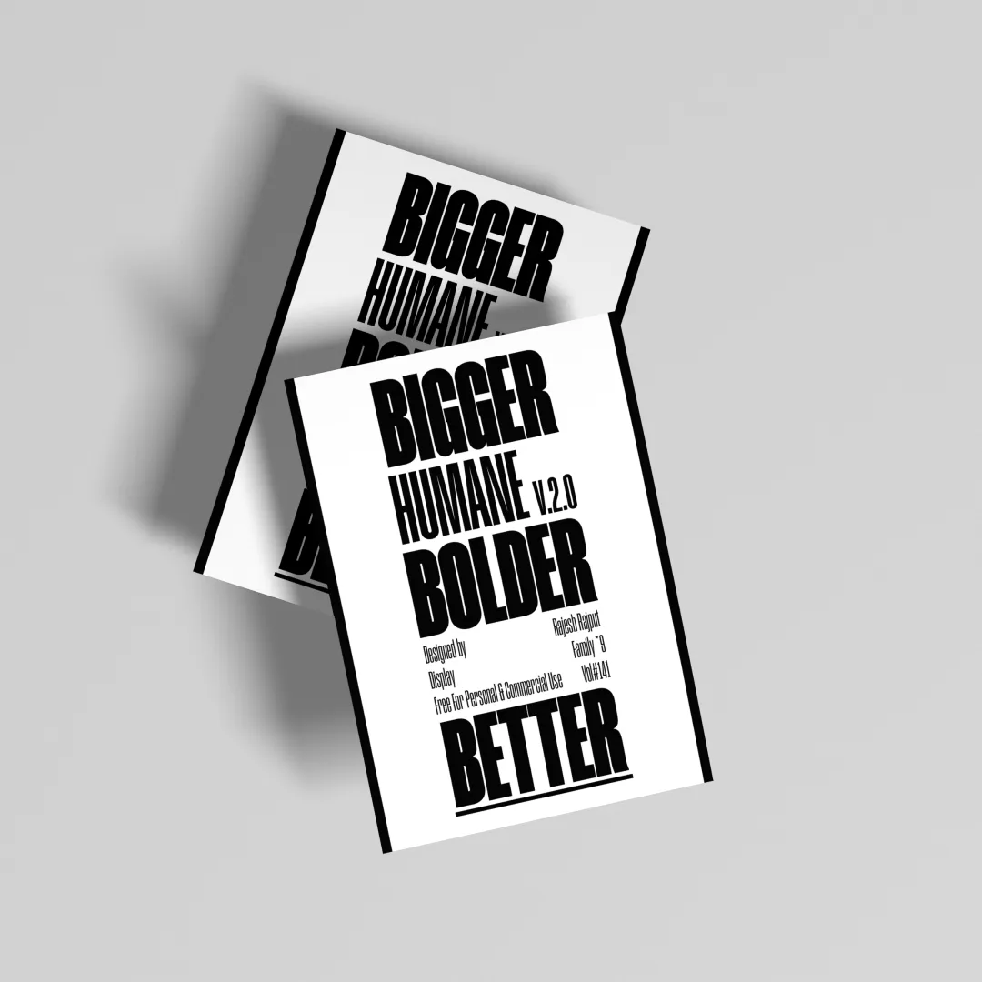 想让视觉设计更有力量感?收藏好这款免费字体!插图1 想让视觉设计更有力量感?收藏好这款免费字体!插图1