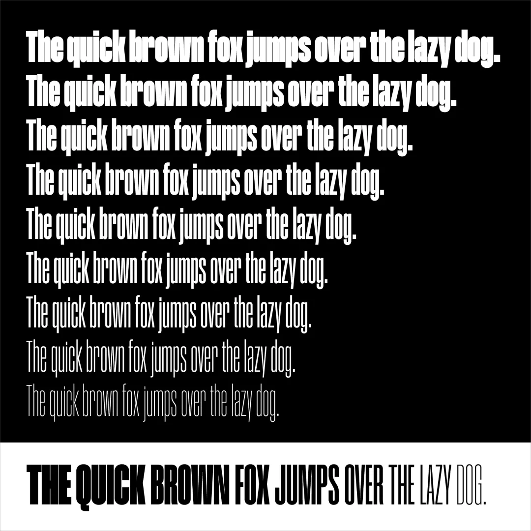 想让视觉设计更有力量感?收藏好这款免费字体!插图9 想让视觉设计更有力量感?收藏好这款免费字体!插图9