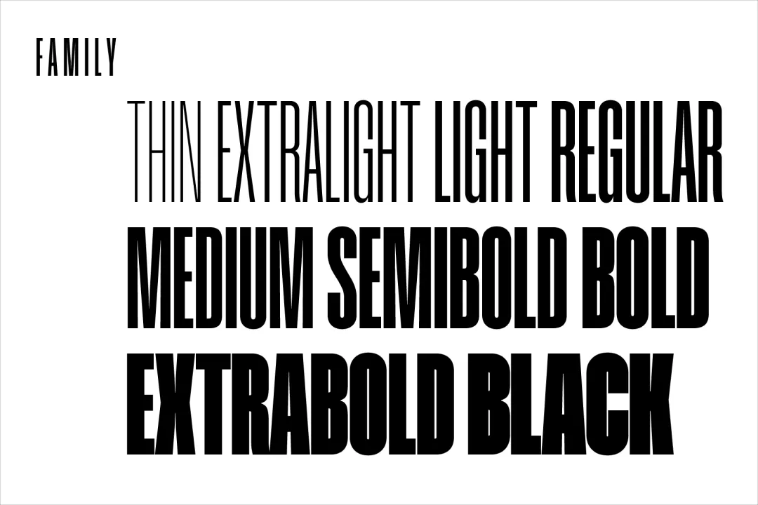 想让视觉设计更有力量感?收藏好这款免费字体!插图2 想让视觉设计更有力量感?收藏好这款免费字体!插图2