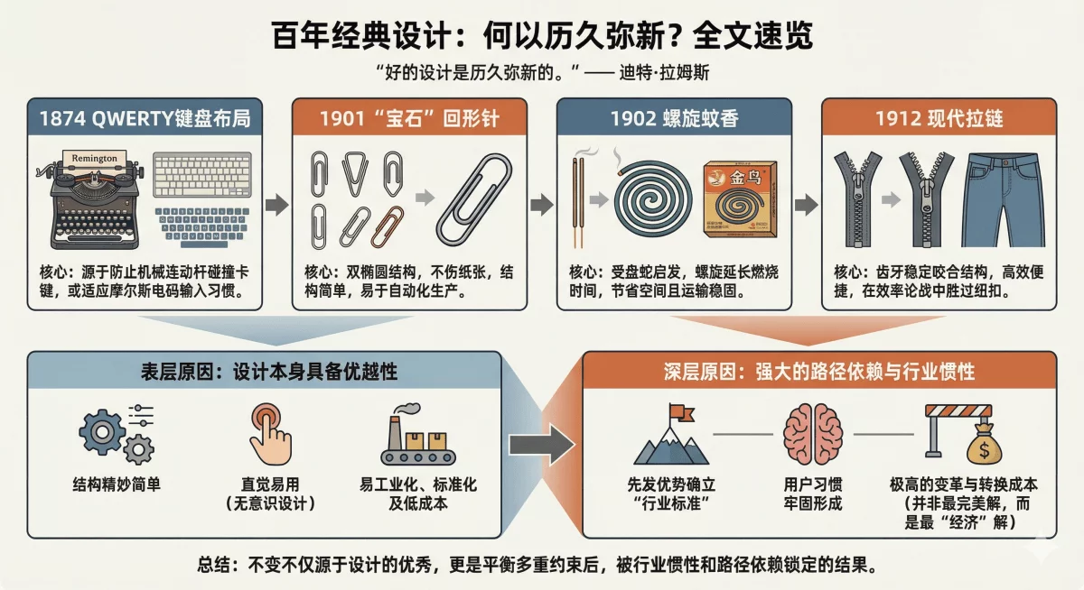 好设计历久弥新!聊聊那些百年未变的经典产品设计插图 好设计历久弥新!聊聊那些百年未变的经典产品设计插图