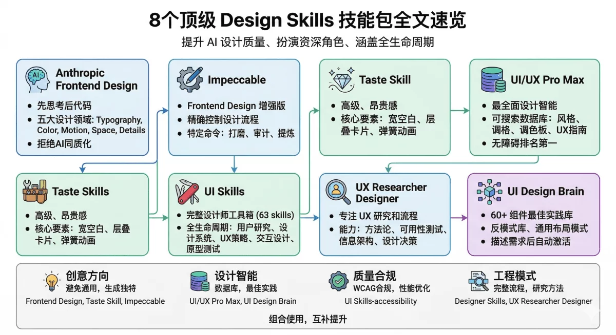 8个顶级的Skills,让AI生成作品更有设计感插图 8个顶级的Skills,让AI生成作品更有设计感