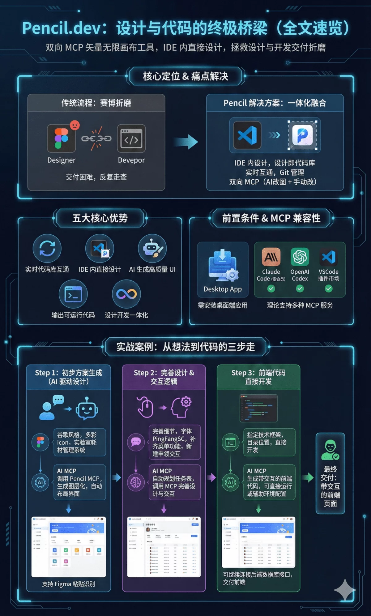 UI 交付的终极形态?深度测评最新AI设计神器Pencil插图 UI 交付的终极形态?深度测评最新AI设计神器Pencil