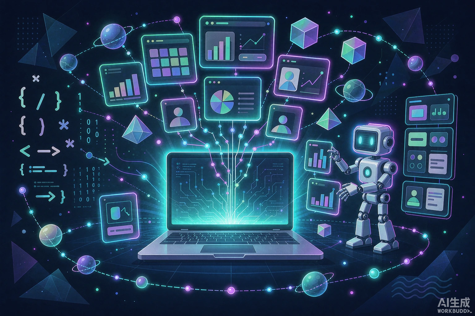 Gemini 4 Pro 曝光前置!Arena 实测案例出炉:视觉生成与 3D 表现亮眼插图 Gemini 4 Pro 实测示意插画