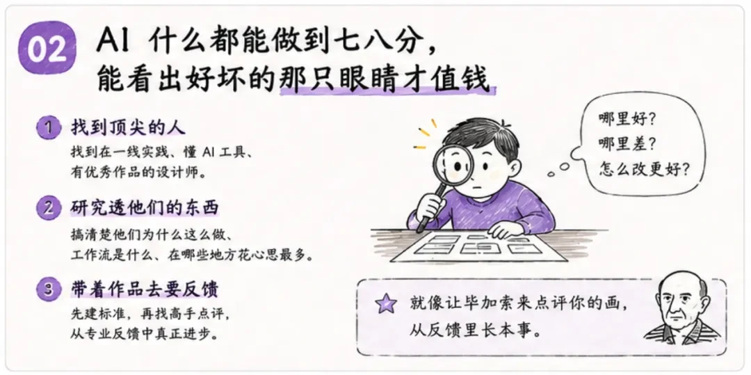 Facebook前设计副总裁Julie Zhuo:AI时代设计师最该补的4种能力插图3 能看出方案好坏的判断力才值钱