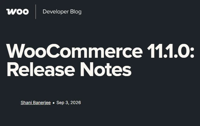 WooCommerce 11.1 更新详解:变体图库原生支持与订单撤回功能来了插图 WooCommerce 11.1 新功能解析