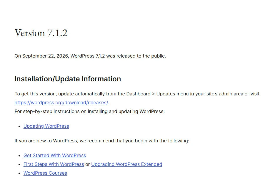 WordPress 7.1.2 安全更新