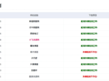 子比友链检测及API接口 – 子比主题美化