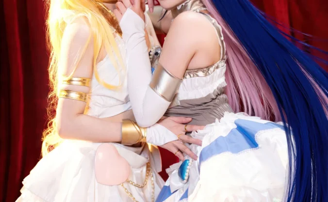 阿包也是兔娘&苏苏苏Sofia – 吊带袜天使 – 潘迪 &史朵巾【部分】