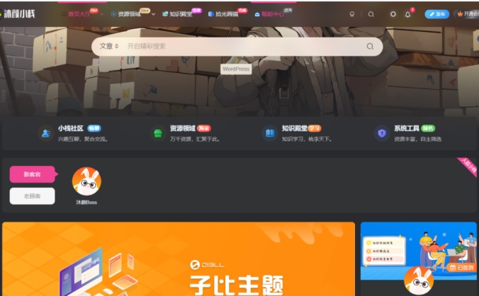 [纯代码版] 实现网站新注册用户和会员用户展示模块 -子比主题美化