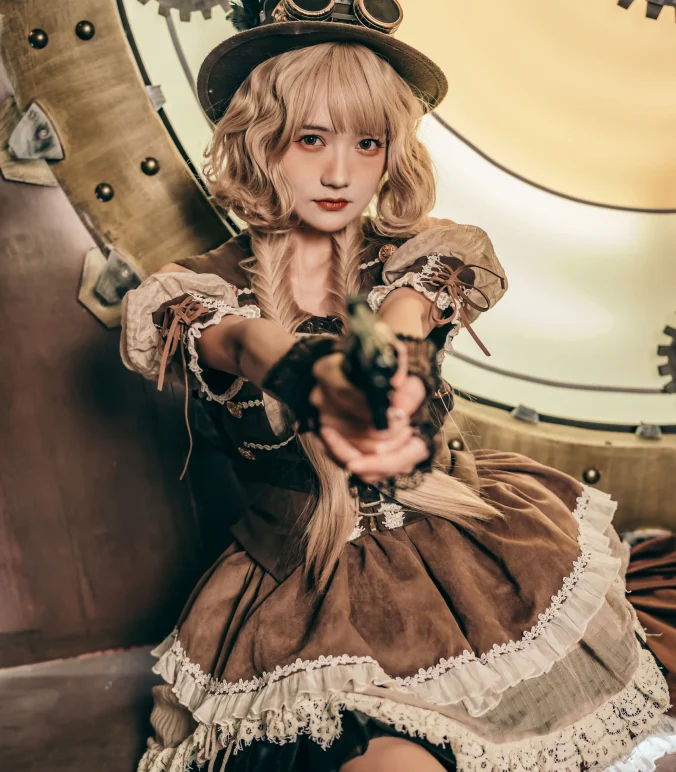 蒸汽少女第三组写真_出镜：兔子Zzz不吃胡萝卜 – 美图作品图片欣赏