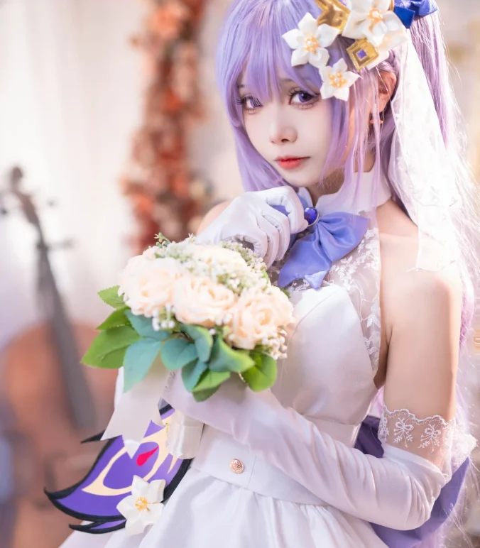 艾西Aiwest – 原神 – 刻晴 花嫁【部分展示】