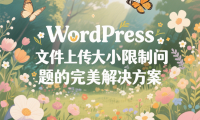 WordPress 文件上传大小限制问题的完美解决方案