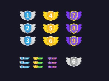 网友分享的超级漂亮PSD等级素材