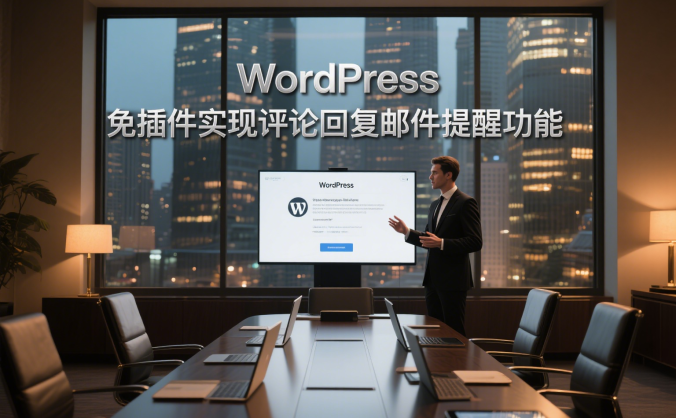 WordPress 免插件实现评论回复邮件提醒功能