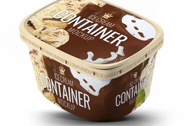 冰淇淋盒雪糕袋包装样机