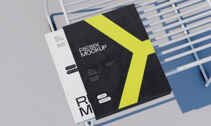 现代极简品牌VI手机电脑帆布袋文创信封样机