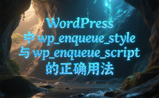WordPress中wp_enqueue_style与wp_enqueue_script的正确用法