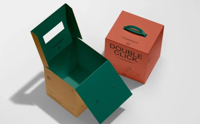 纸箱纸盒包装盒礼品盒手提箱品牌样机