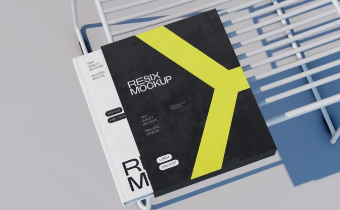 现代极简品牌VI手机电脑帆布袋文创信封样机