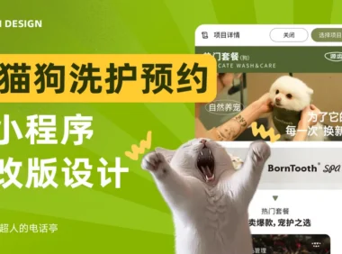 高手案例实战!猫狗洗护预约小程序改版设计复盘