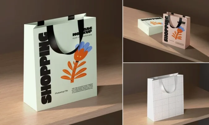 豪华袋模型样机 (PSD)