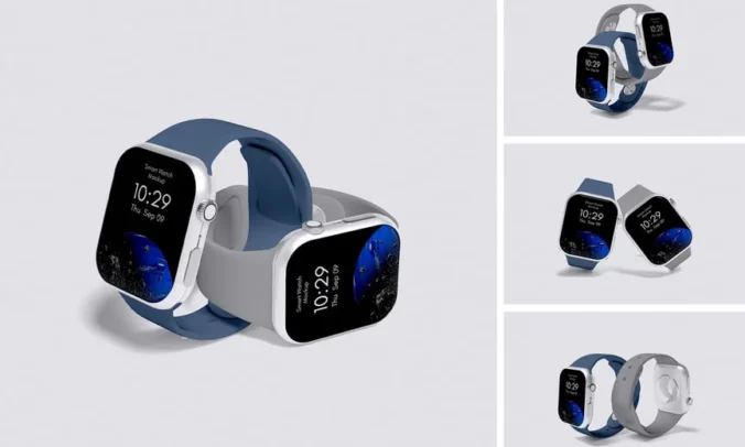 智能手表模型样机 (PSD,PDF)