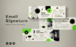 高品质的时尚高端电子签名邮件banner海报设计模板-AI, PSD, XD
