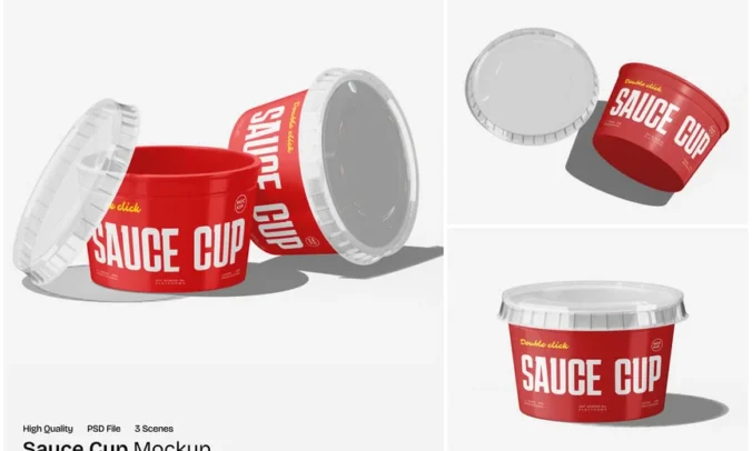 调味杯模型样机 (PSD)