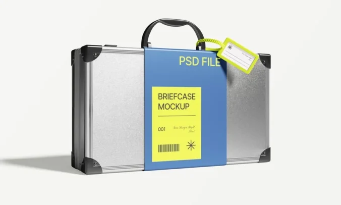 带标签的公文包模型 | 001