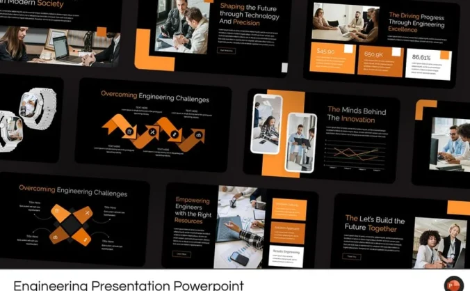 工程演示文稿PPT模板 (PPT,PPTX)