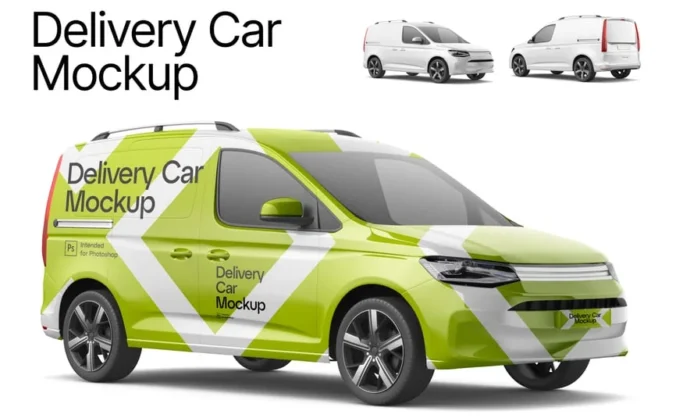 送货车模型样机 (PSD)