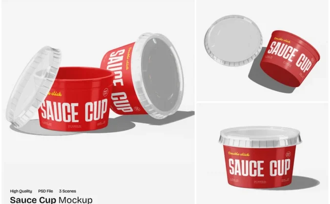 调味杯模型样机 (PSD)