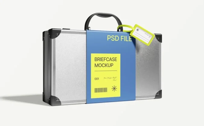 带标签的公文包模型 | 001