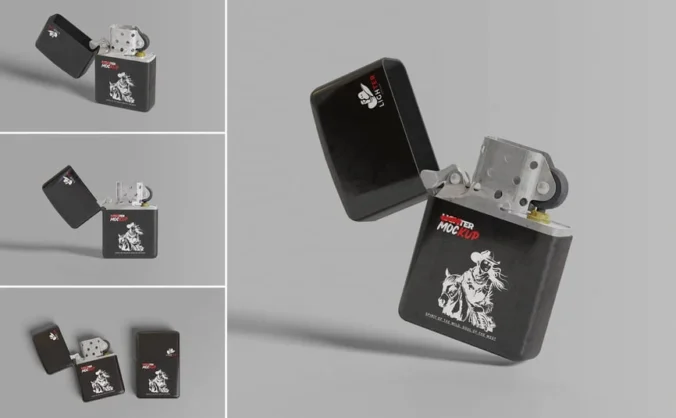 Zippo打火机模型