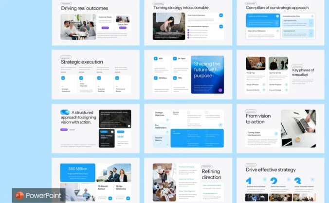 计划战略PPT模板 (PPTX)