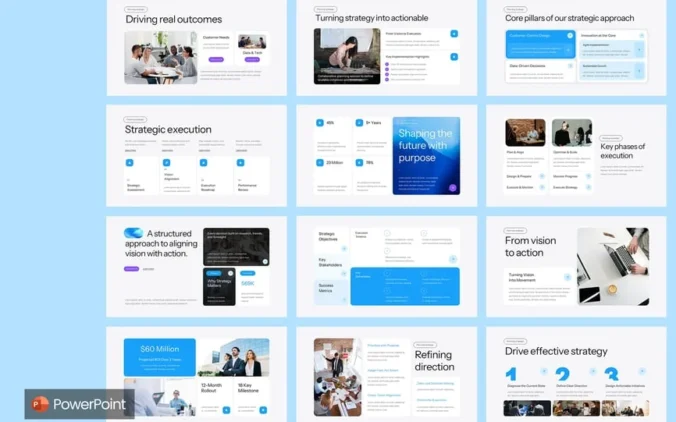 计划战略PPT模板 (PPTX)