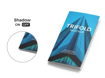 多用途三折小册子模型