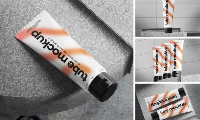 化妆品软管包装模型