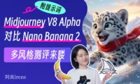 Midjourney V8史诗级更新！40组对比图超大杯实测！