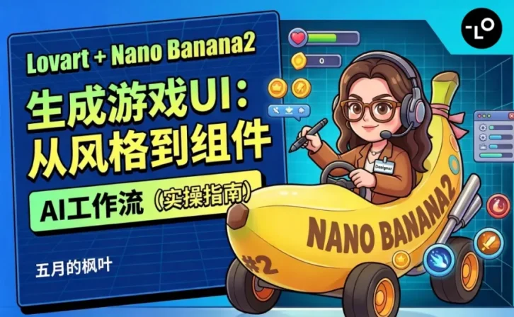 别再手绘了!用这套AI工作流,一键搞定游戏全套界面!