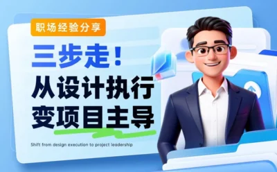 从设计执行变项目主导!揭秘大厂高手主动赋能业务的3个关键步骤