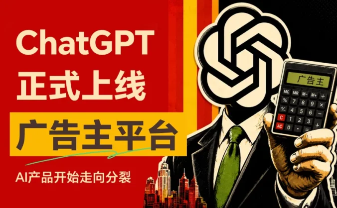 ChatGPT正式上线广告主平台，AI产品从今天开始走向分裂