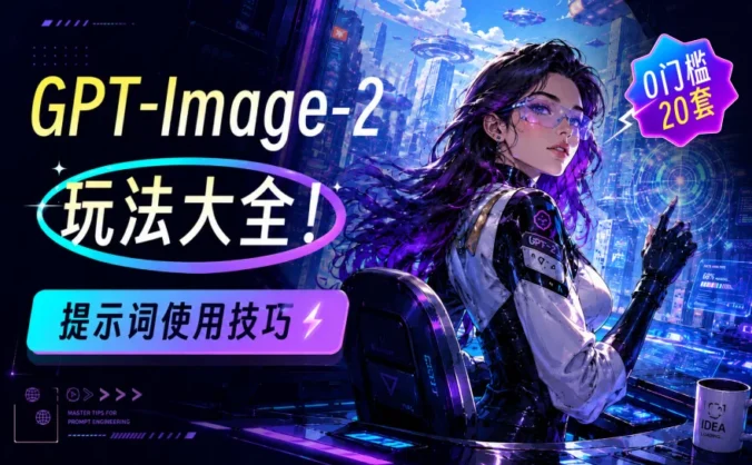 GPT Image 2 玩法大全!20套即学即用的提示词使用技巧